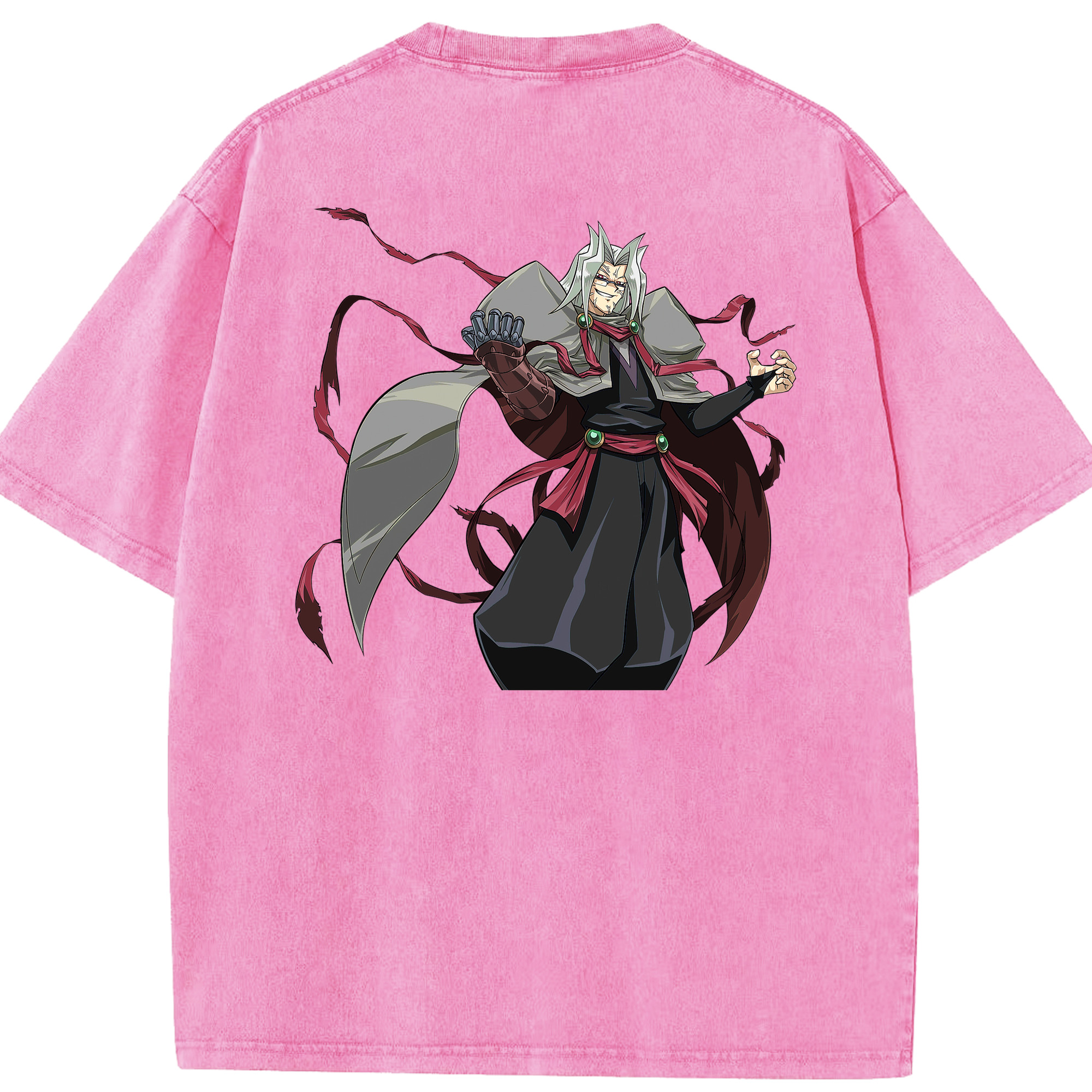 （画像用） 遊☆戯☆王 Yu-Gi-Oh! 綿100% ヴィンテージ風 半袖Tシャツ（背面プリント）